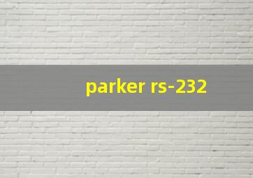 parker rs-232